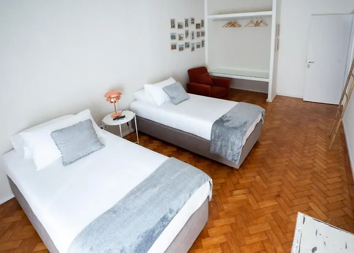 Alegria Cozy Com Terraco - Centro Do Apartman *